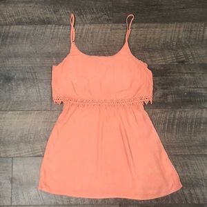 Sun Dress Eyelet Lace Detail Forever 21